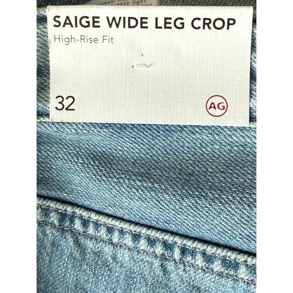 NWT AG Saige Wide Leg Crop High Rise Fit Womens Size 32 - Picture 15 of 16